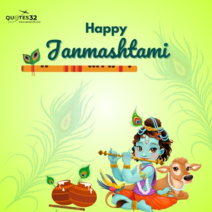 Happy krushna janmashtami status in marathi