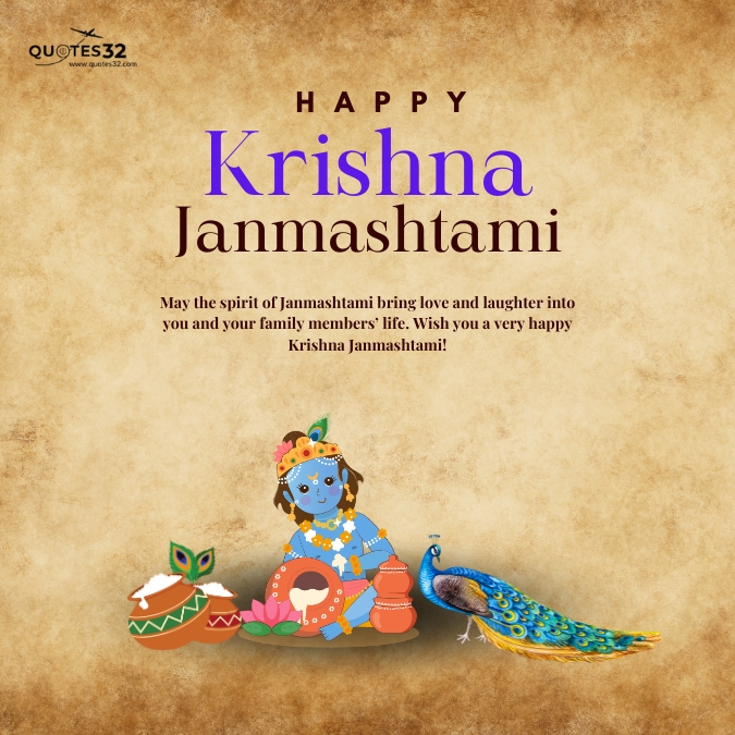 Happy krushna janmashtami status in marathi