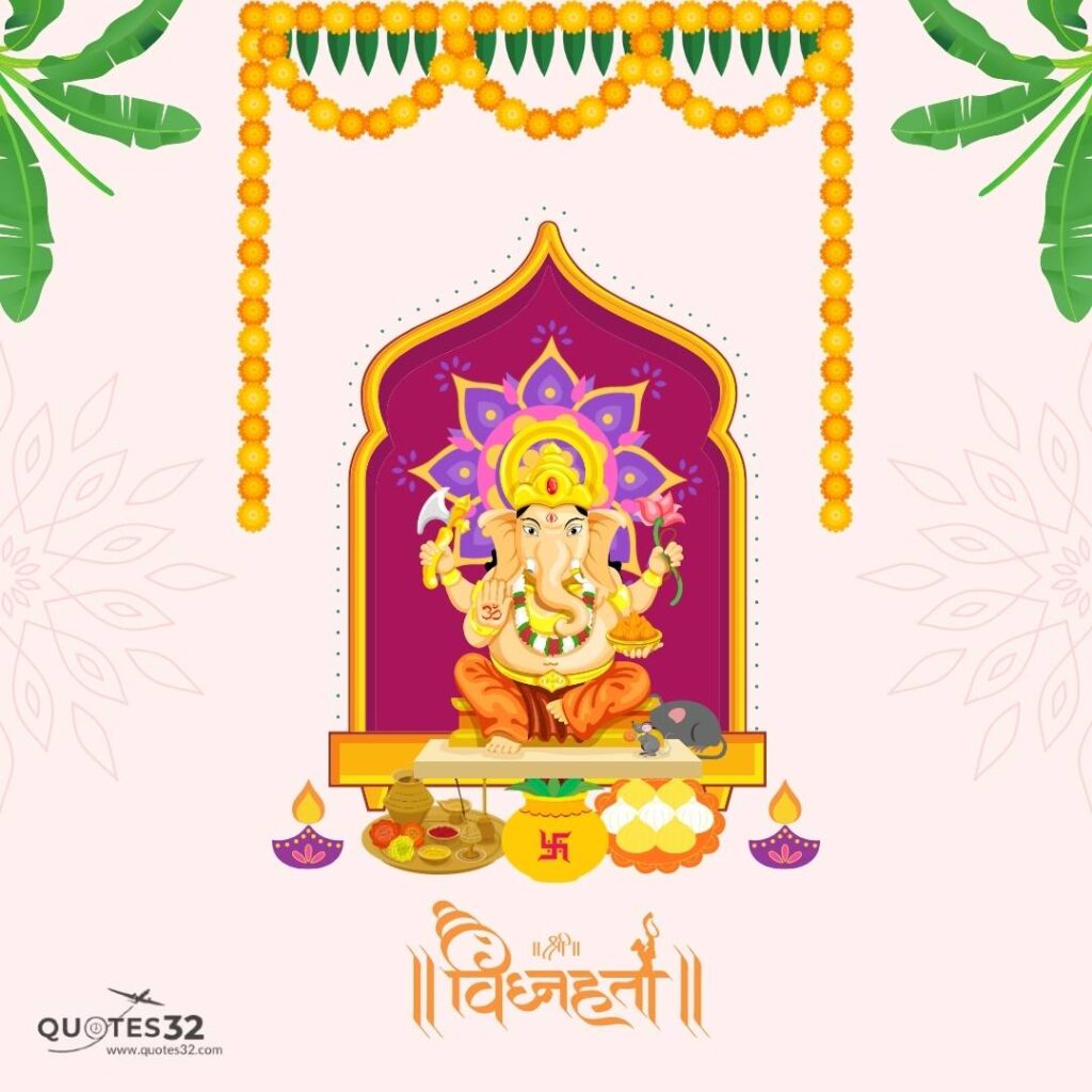 Ganpati Bappa Caption & Quotes