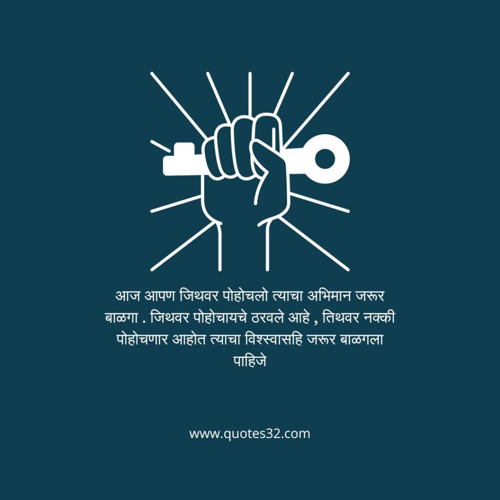 Confindence Quotes in marathi