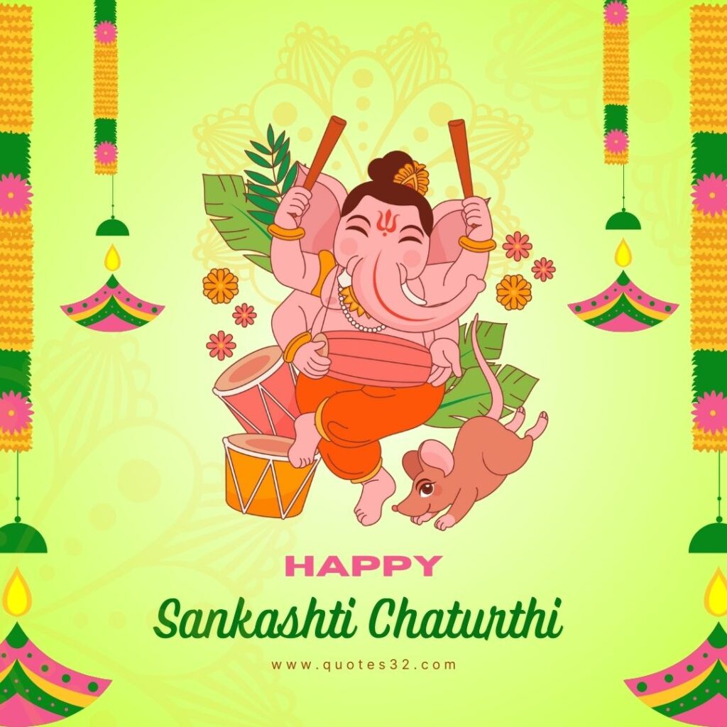 50+संकट चतुर्थीच्या शुभेच्छा संदेश :: sankashti chaturthi Status in marathi