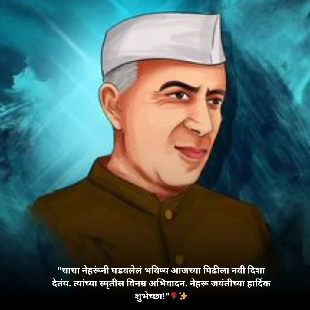 Pandit Jawaharlal Nehru Jayanti Status & Quotes In Marathi::विनम्र अभिवादन 